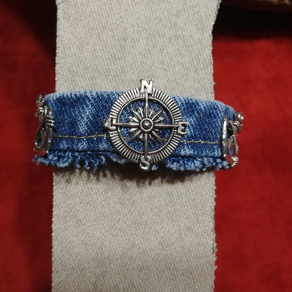 Nautical Denim Bracelet